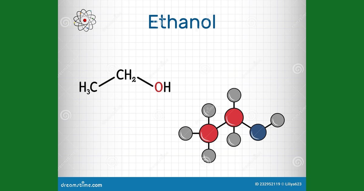Senyawa Etanol - Molécula De Etanol