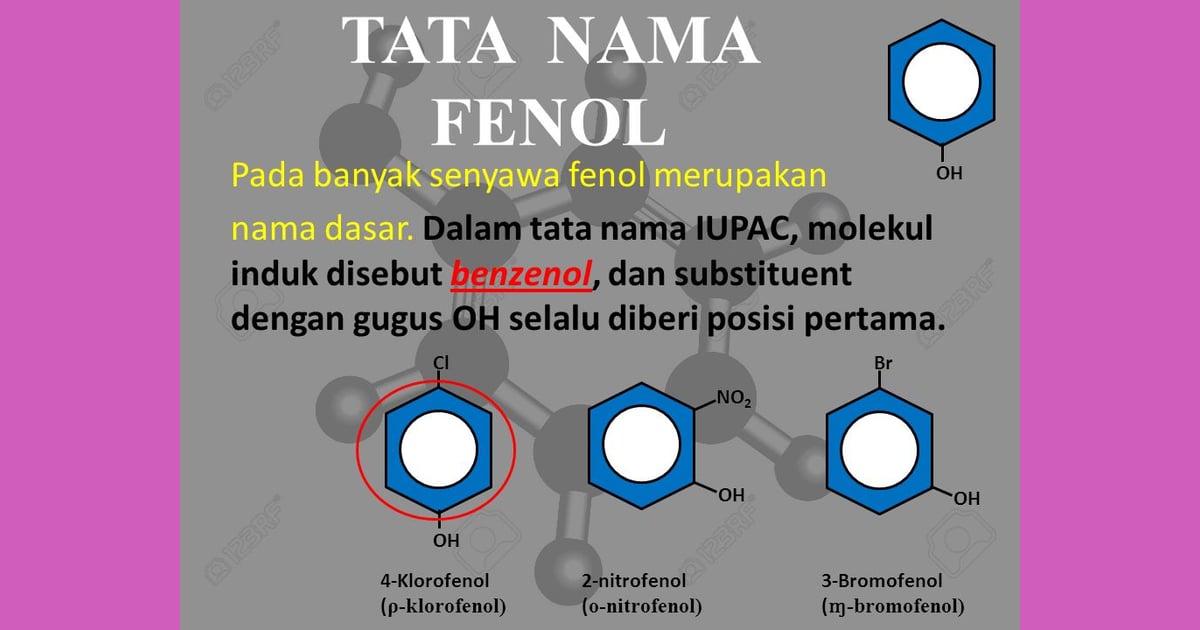 Senyawa Fenol (Sejarah, Karakteristik, Fungsi, Kegunaan  Contoh) - Detail Contoh Senyawa