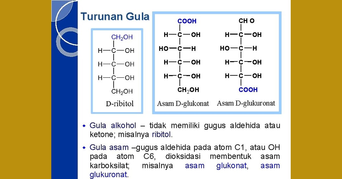 Senyawa Gula (Sejarah, Karakteristik, Manfaat  Contoh) - KARAKTERISTIK GULA Gula