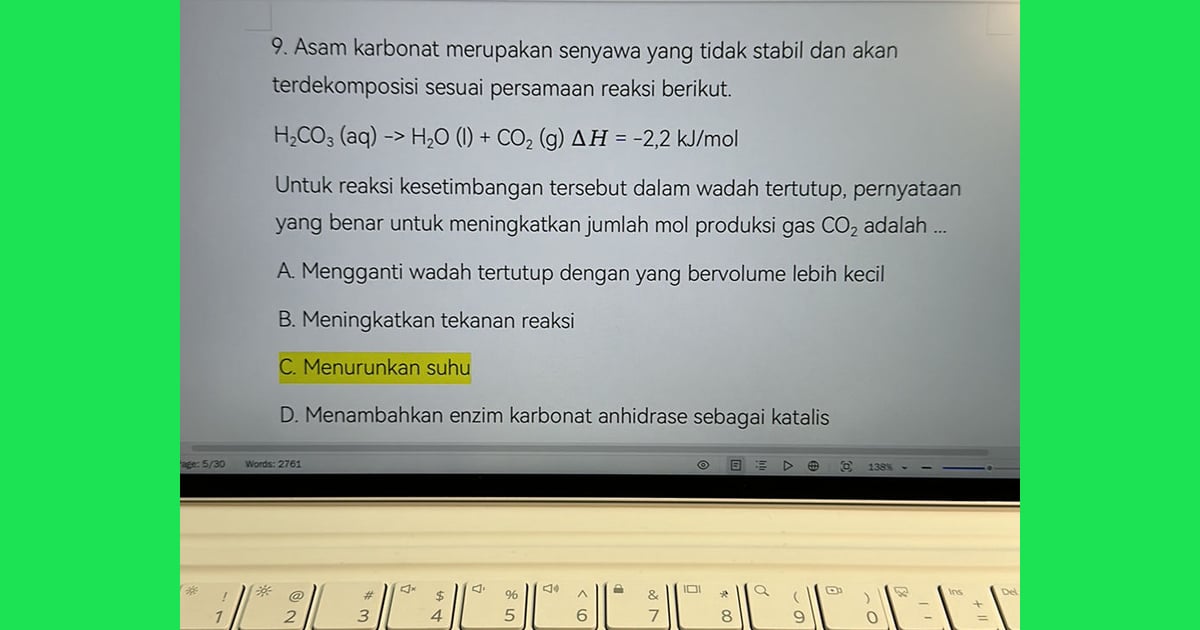 senyawa Asam karbonat - 9. Asam karbonat