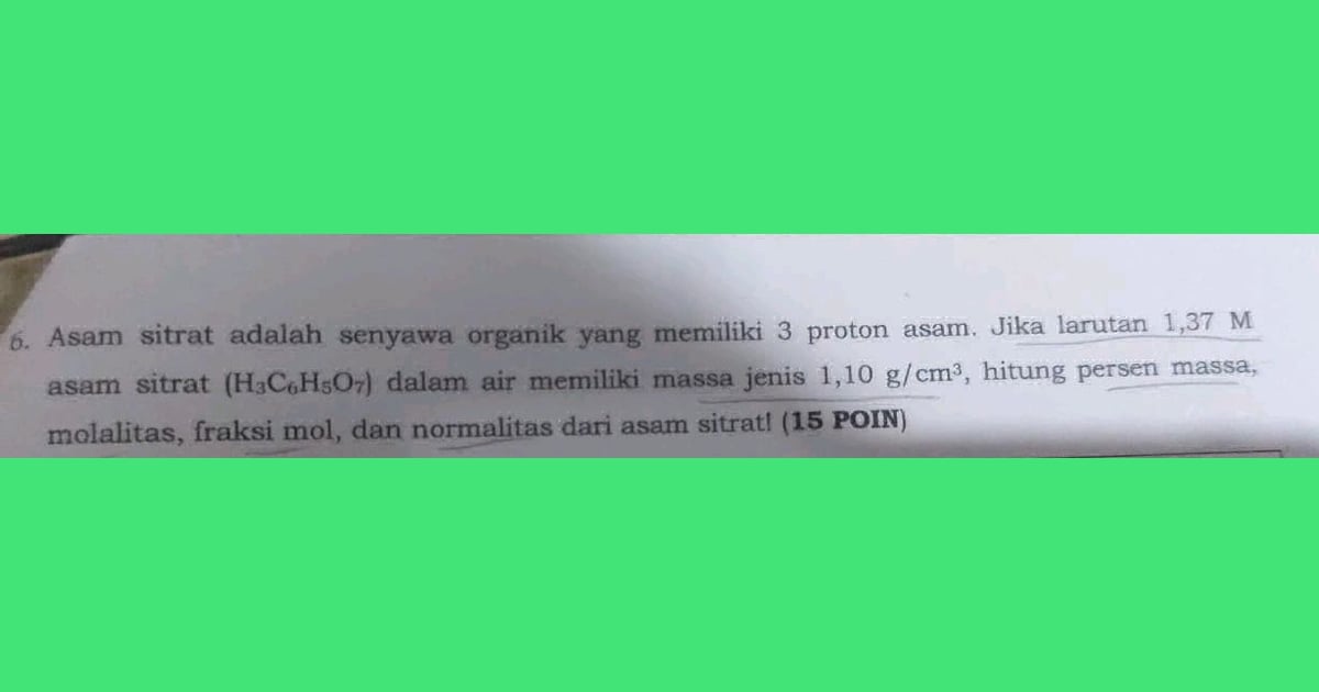 senyawa Asam sitrat - 6. Asam sitrat