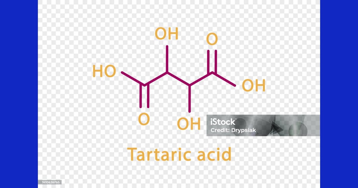 senyawa Asam tartarat - Formula Kimia Asam