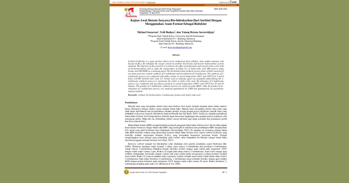 senyawa Sorbitol - (PDF) Kajian Awal